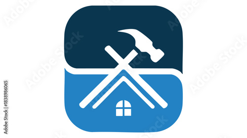 Building renovation construction icon