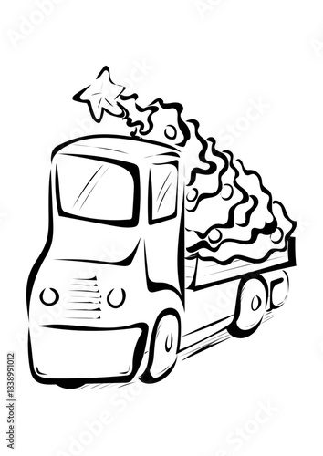 Weihnachtsbaum Transport