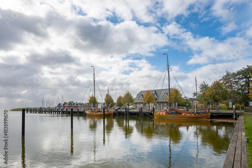 Hafen von Althagen im Fischland Darß.