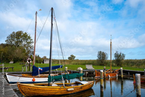 Hafen von Althagen im Fischland Darß.