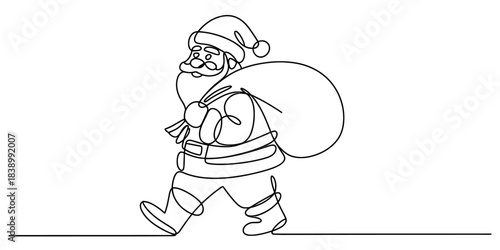 Continuous line drawing of a person sitting in a meditative lotus position Vector, illustration