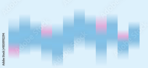 Modern abstract geometric background in square shape with a mix of soft blue and pink gradients with a transparent layer. Ideal for various business projects, presentations, technology, and wallpapers