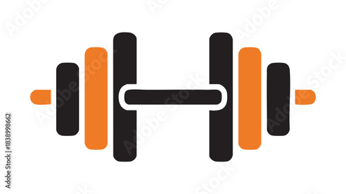 Stylized dumbbell for fitness training