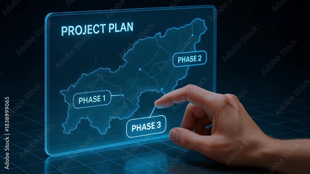Stockvideon Project plan phase strategy roadmap timeline management ...