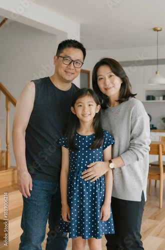 portrait of happy family