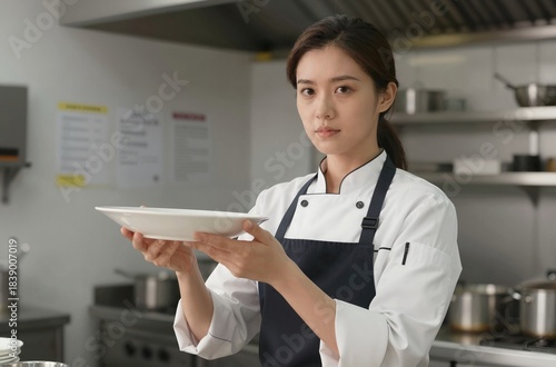 female doctor holding clipboard