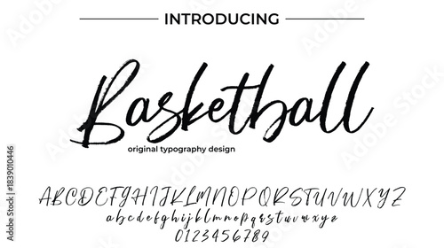 Basketball - Elegant Script Font for Smooth Handwritten Design and Creative Typography