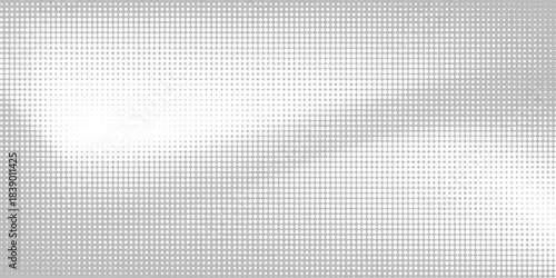 Dot white gray wave light technology texture background. Abstract big data digital concept.