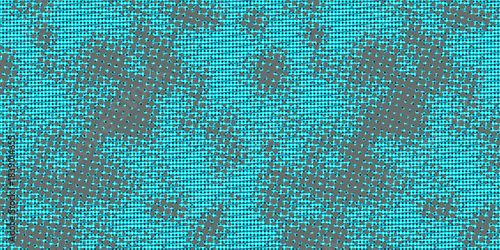Abstract halftone turquoise