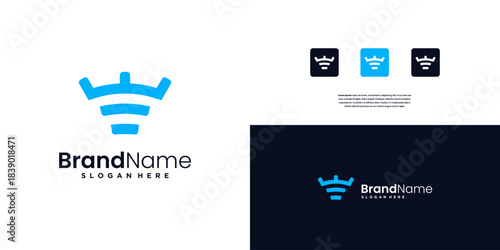 Castle logo design, palace logo, fortress logo design inspiration