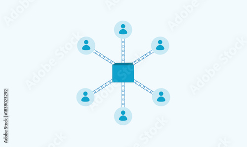 Blockchain vector design