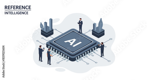 Innovative team collaborating on artificial intelligence, enhancing efficiency and growth with cutting-edge technology solutions for your business today