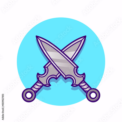 Knife Kunai Ninja Cartoon 