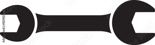 A bold and versatile Tool Icon Silhouette Set featuring clean black silhouettes of essential hand tools, power tools, and workshop accessories