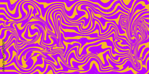  Abstract Vector Swirl Backgrounds. 1970 Aesthetic Textures with Flowing Waves