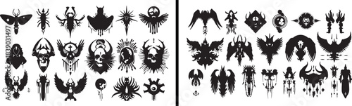 Fantasy creature illustration, monster drawing artwork, mythical beast design, creative fantasy vector, scary monster art, fictional character clipart, dark creature design, folklore fantasy sketch, h