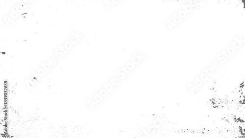 Urban grunge halftone texture vector with distressed overlay for modern graphic projects. Black on white subtle halftone grunge texture for abstract mild background effects. 