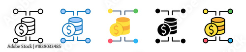 Allocation multiple style icons set design vector illustration. 