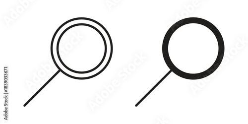 Search icon pictogram in trendy outline style. icon, sign or symbol.