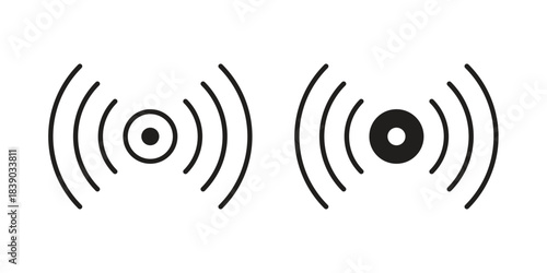 Sensor icon pictogram in trendy outline style. icon, sign or symbol.