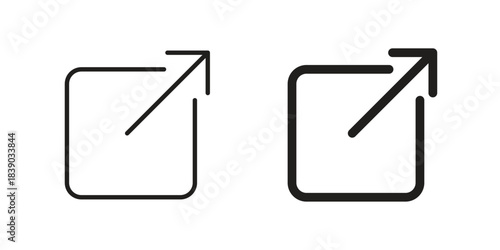 Share icon pictogram in trendy outline style. icon, sign or symbol.
