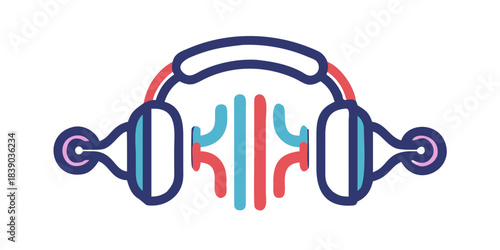 Stylish Headphones | Generative AI.