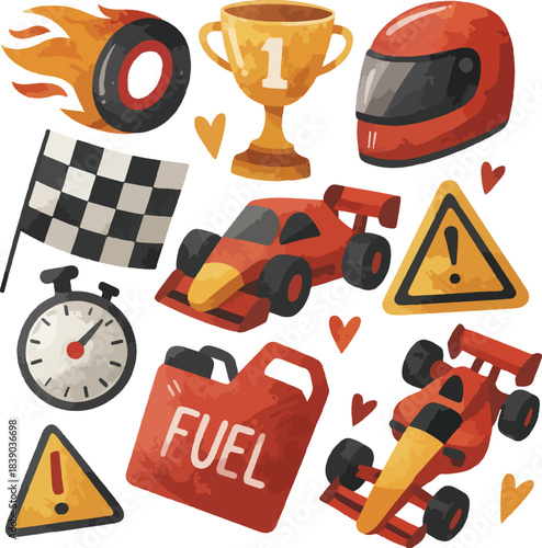 Motosport Illustration