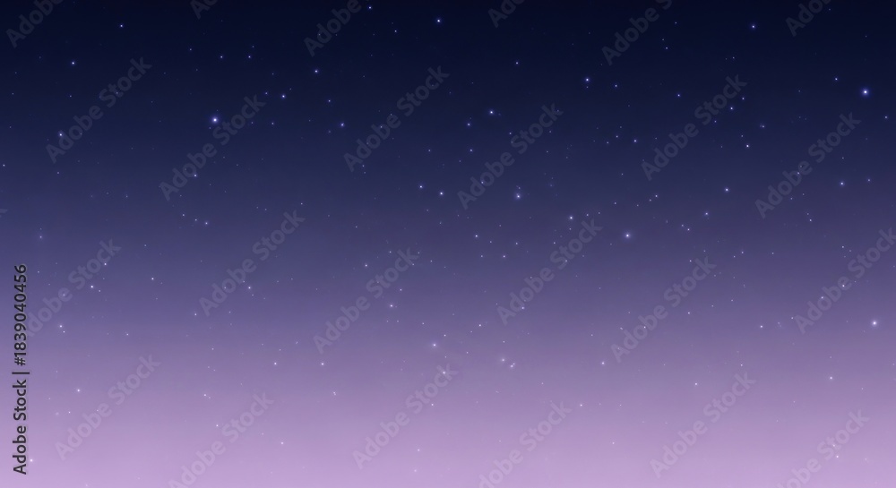 Fototapeta premium Beautiful Night Sky with Twinkling Stars and Gradient Hues.