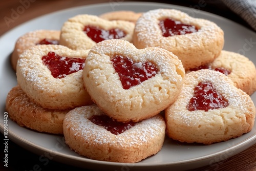Wallpaper Mural heart shaped cookies Torontodigital.ca