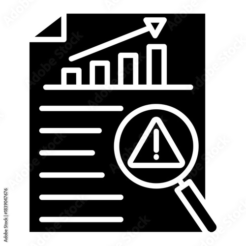 Risk Analysis Vector Icon