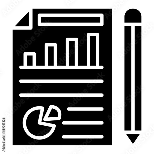 Summary Report Vector Icon
