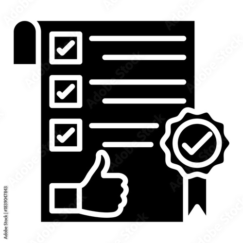 Quality Assurance Vector Icon