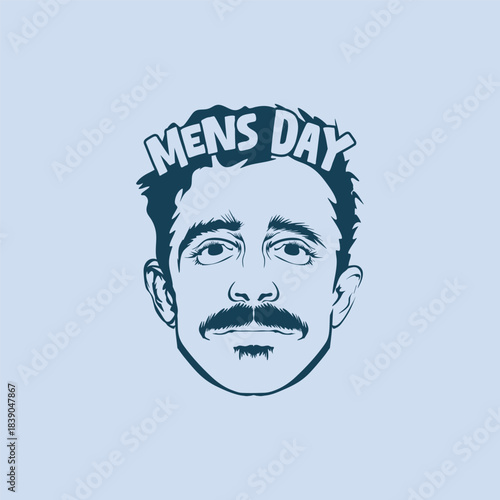 Mens Day for logo vectror image