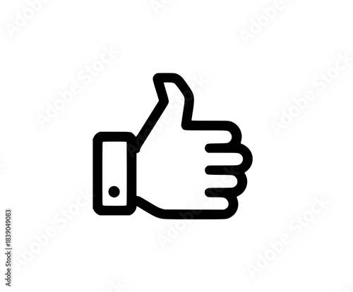 Silent Disapproval Monochrome | Clean, isolated vector art for creative projects.