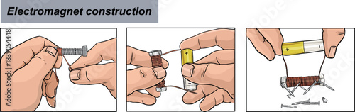 Making an Electromagnet Experiment with Copper Wire and a Battery