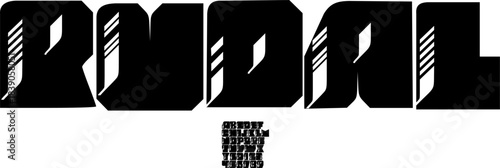 This font is suitable for use in modern designs