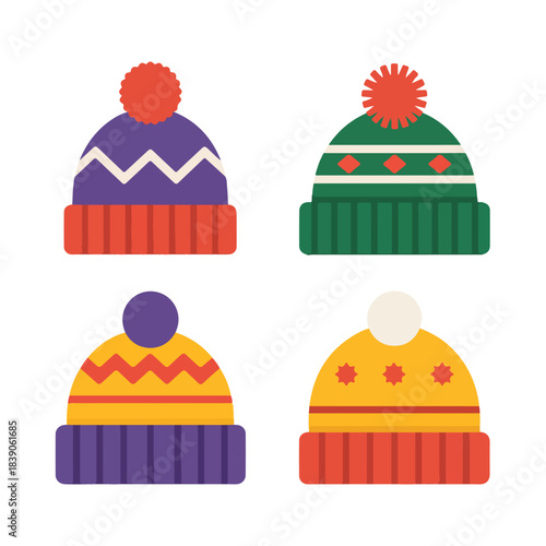 Delicious bakery set featuring cute vector illustrations of sweet cupcakes and chocolate muffins with cream and cherry decorations for a birthday party celebration pattern