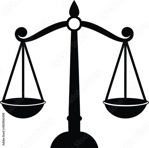 Justice Balance Symbol of Law and Fairness