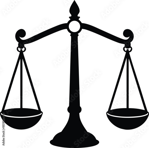Justice Balance Symbol of Law and Fairness