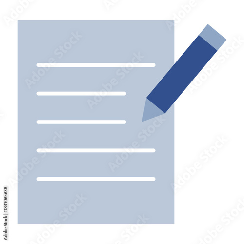 Edit Modify Alter Pencil Draw Vector Document Illustration Page Compose Write