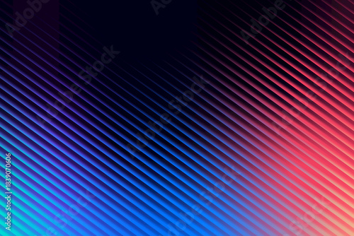 Diagonal blue and pink gradient lines abstract background with subtle texture and dark background gradient.