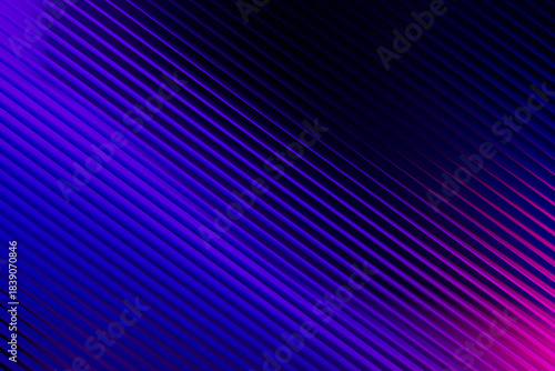 Abstract blue and purple gradient diagonal lines, a sleek futuristic background for modern design.