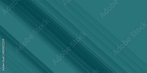 Abstract green background, diagonal lines and strips, vector illustration