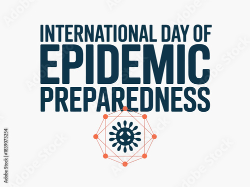 International Day of Epidemic Preparedness with Network and Microbe Icon