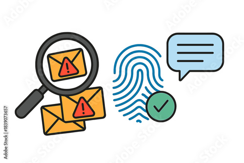 Secure email identity confirmation and access verification concept