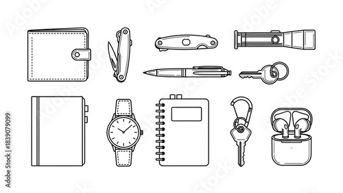 Vintage Accessories Collection – Classic Retro Fashion Icons & Antique Elements