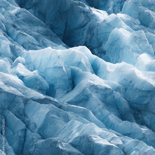 Seamless texture Icy glaciers reflecting light subtly across their surfaces stunning for cold regions