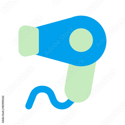 hair dryer duo tone icon