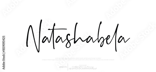 A sophisticated cursive font with a touch of elegance and class.
