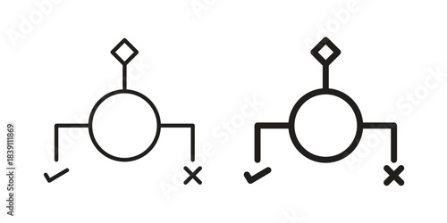 Condition icons, Line vector. solid symbol set